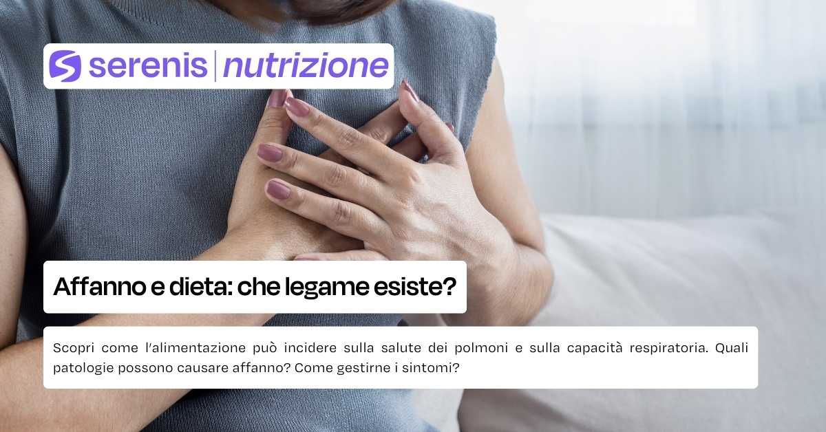 Affanno e dieta: cibi che aiutano la respirazione