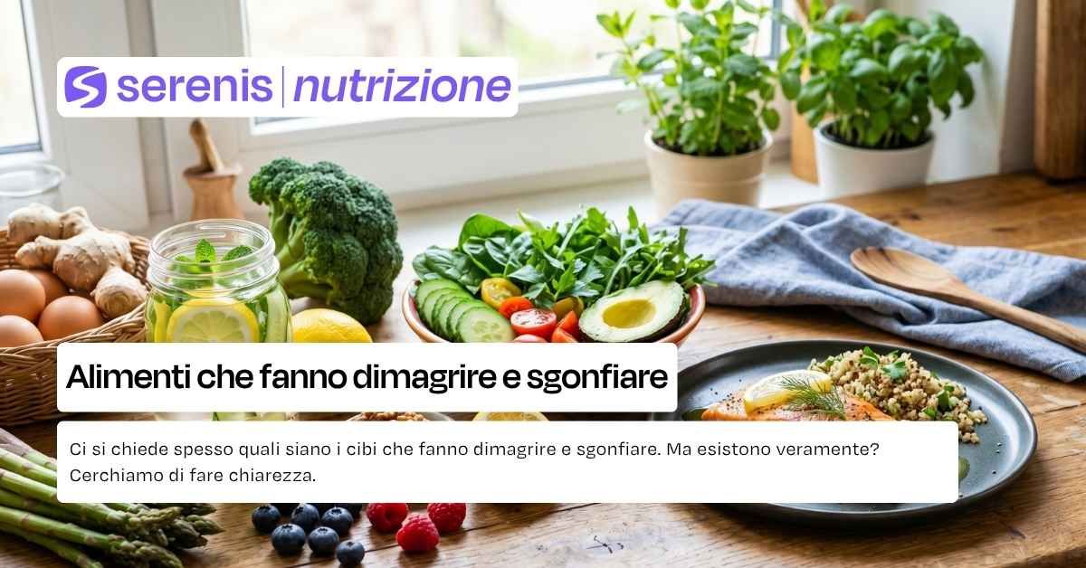 Alimenti che fanno dimagrire e sgonfiare