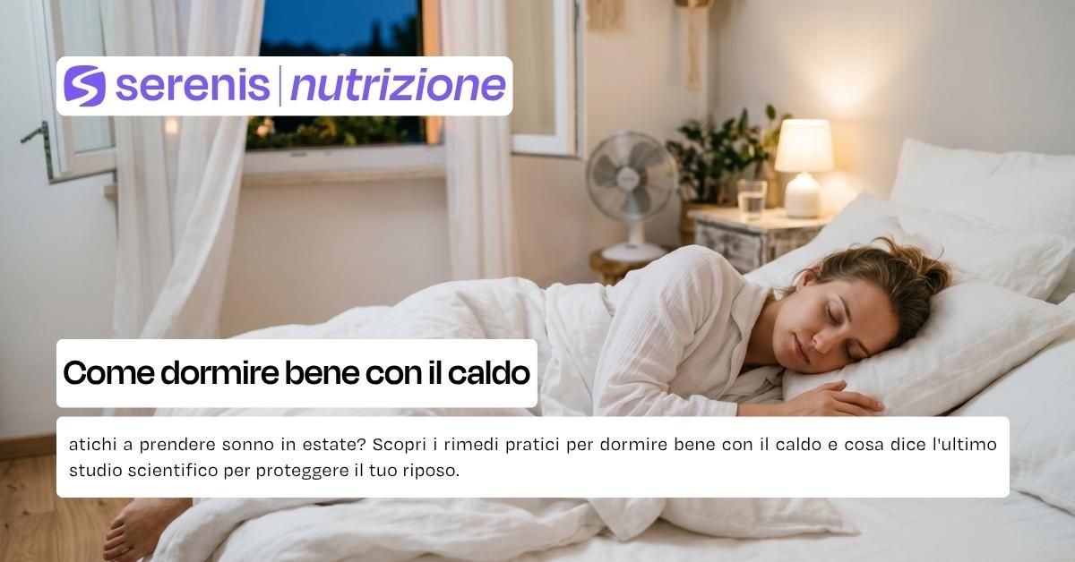 Come dormire con il caldo