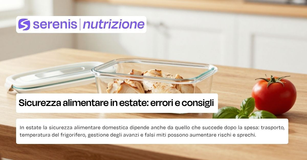 Conservazione degli alimenti in estate