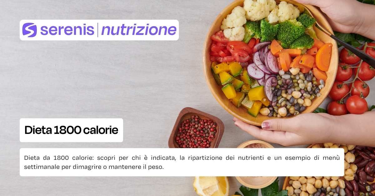 Dieta da 1800 calorie