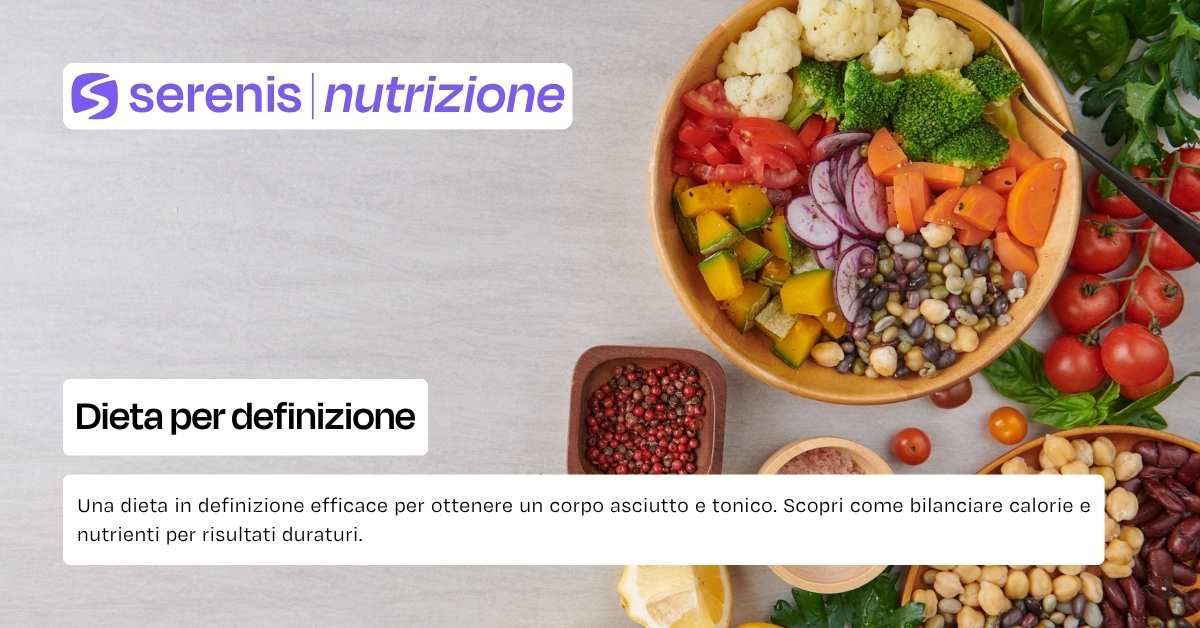 Dieta per definizione muscolare