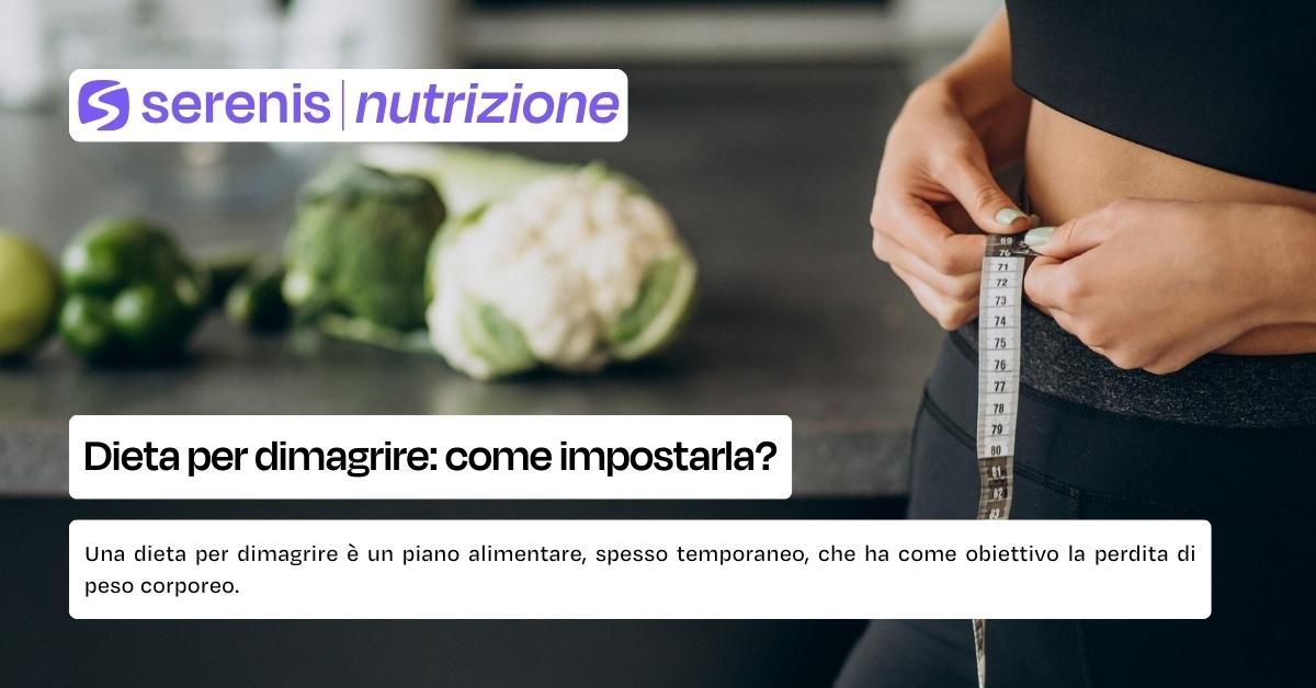 Dieta per dimagrire