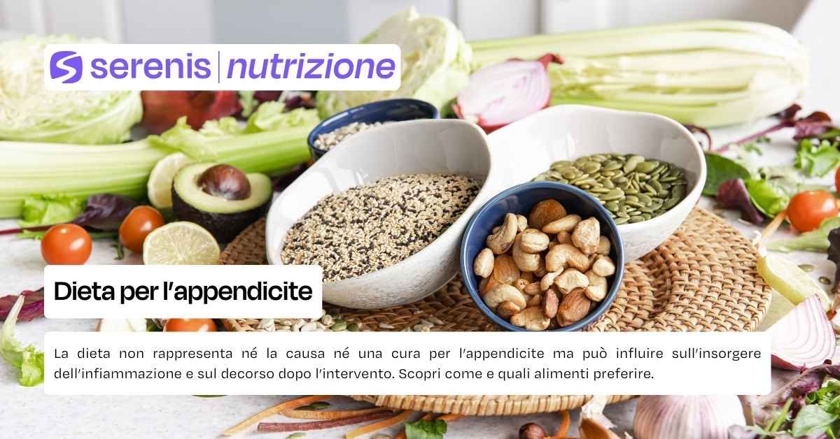 Dieta per l'appendicite