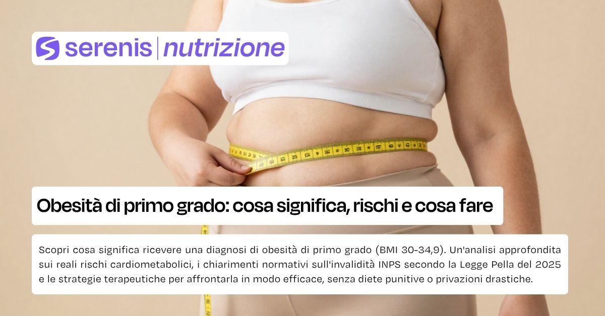 Obesità di primo grado