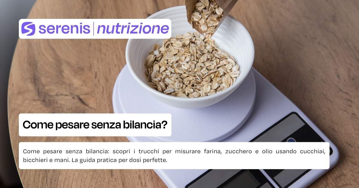 Pesare alimenti senza bilancia