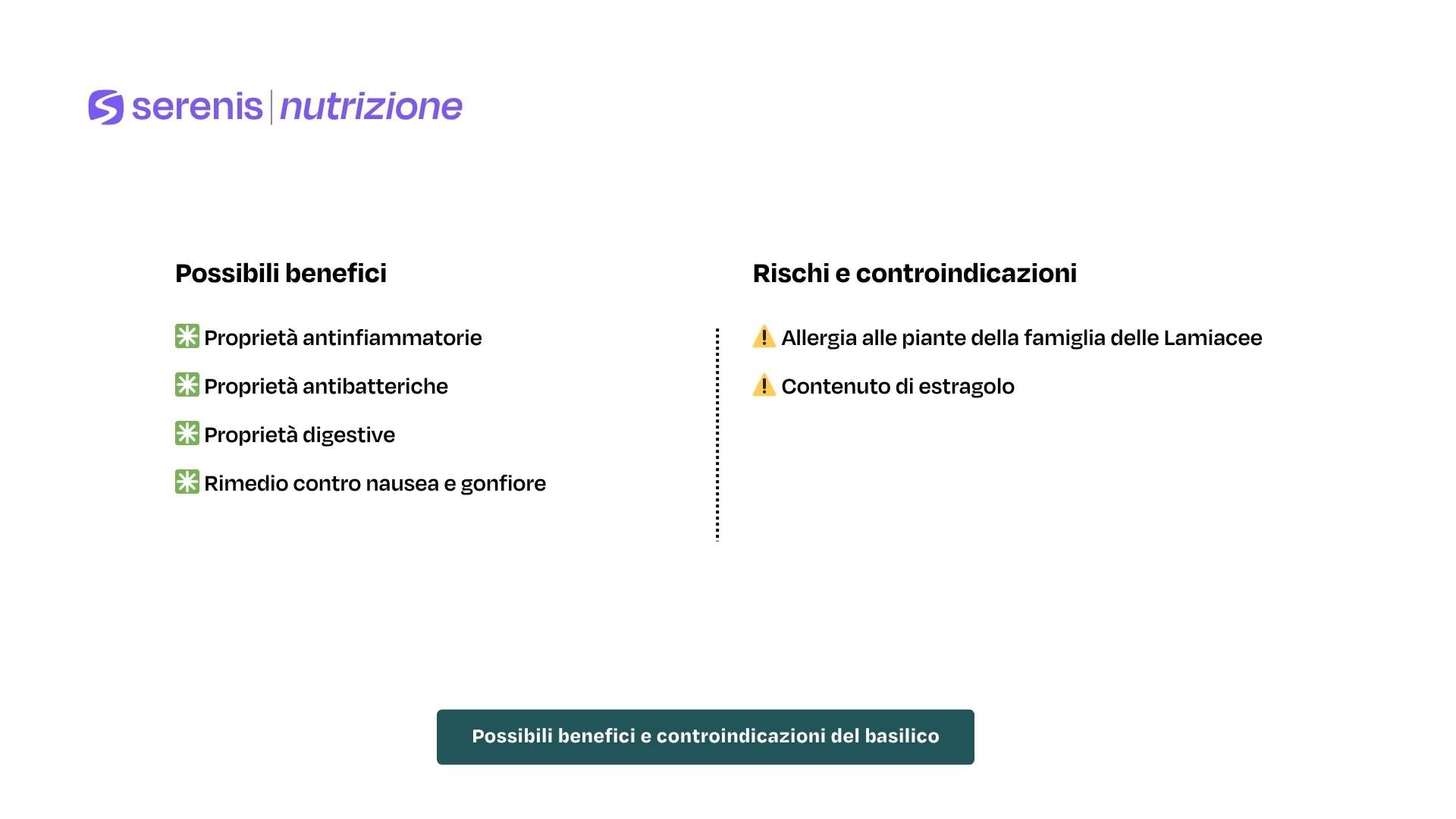 Possibili benefici e controindicazioni del basilico