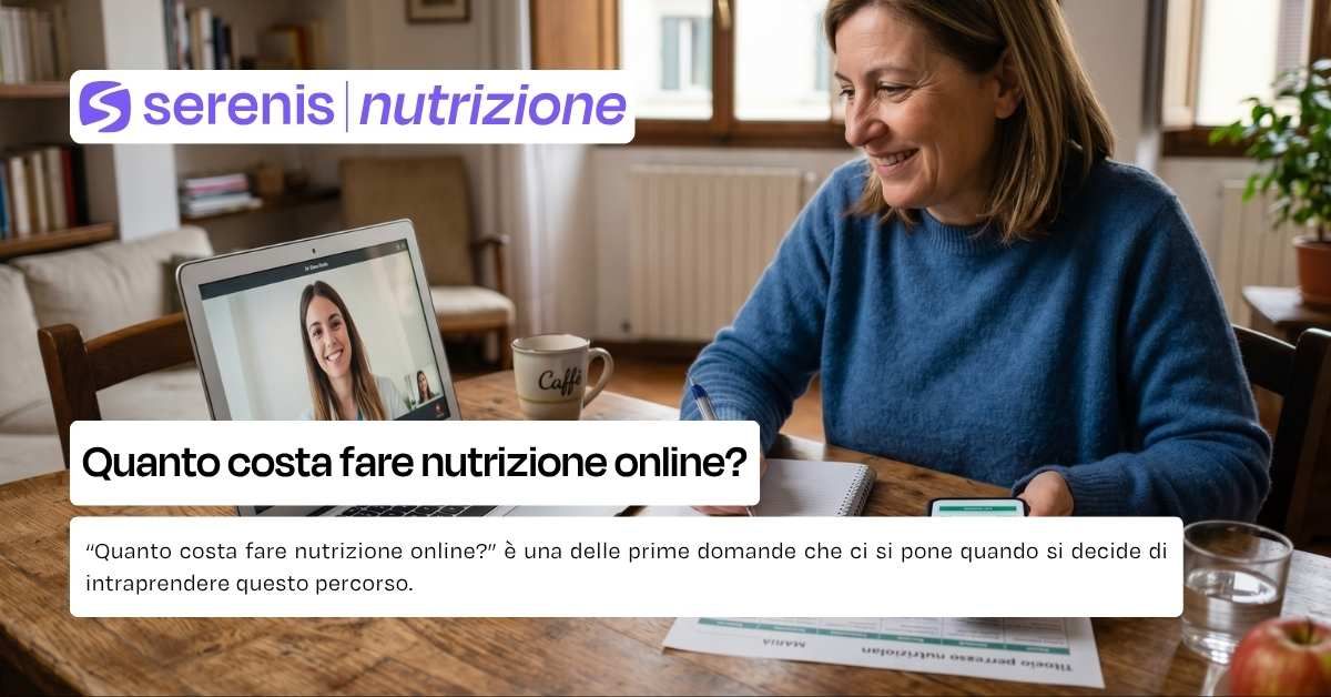 Quanto costa fare nutrizione online?