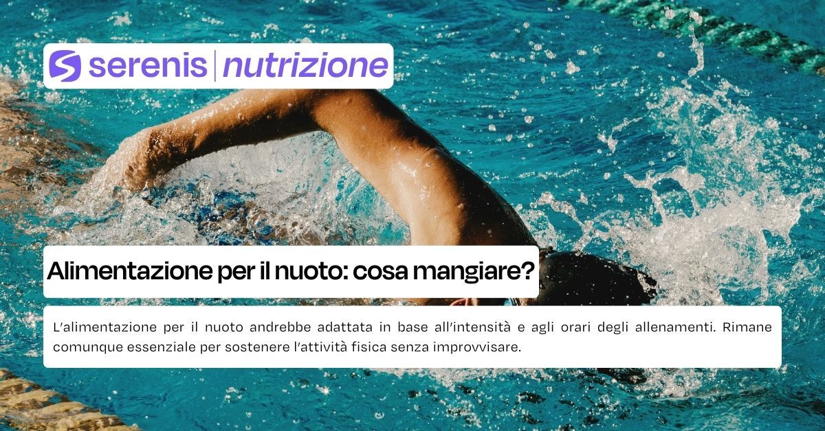 alimentazione nuoto