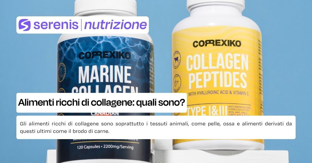 alimenti ricchi di collagene