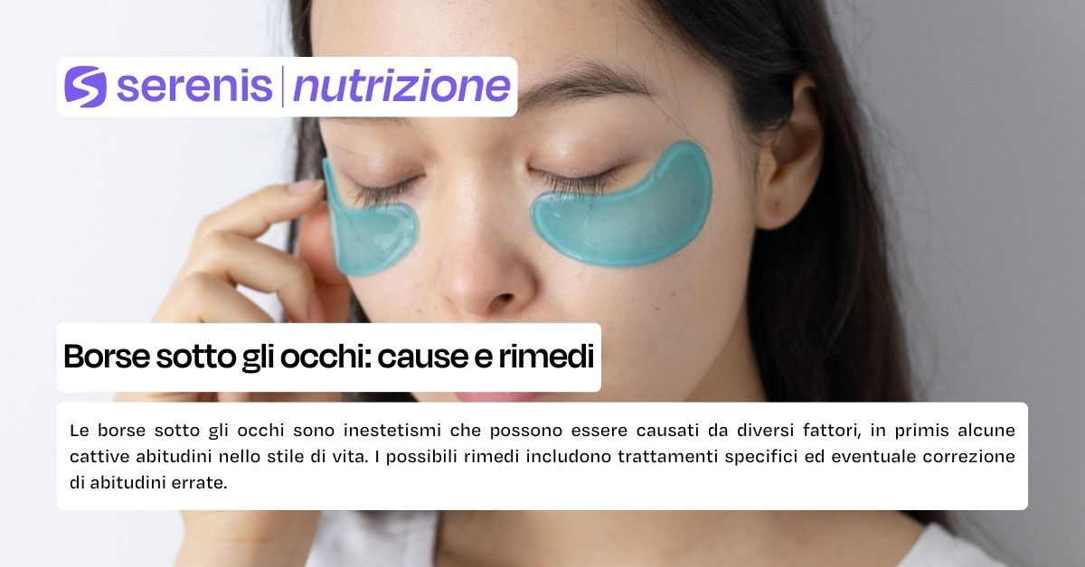 borse sotto gli occhi