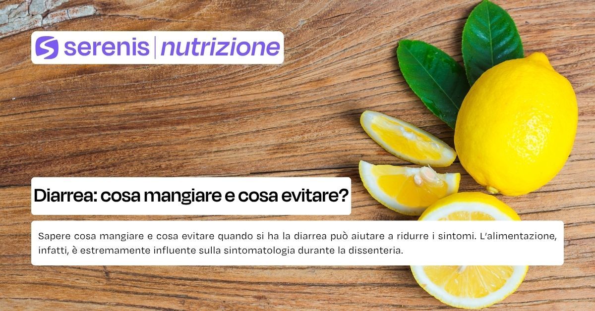diarrea cosa mangiare
