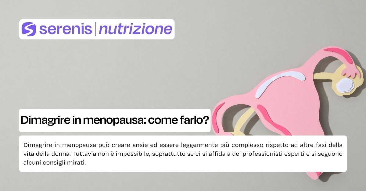 dimagrire in menopausa
