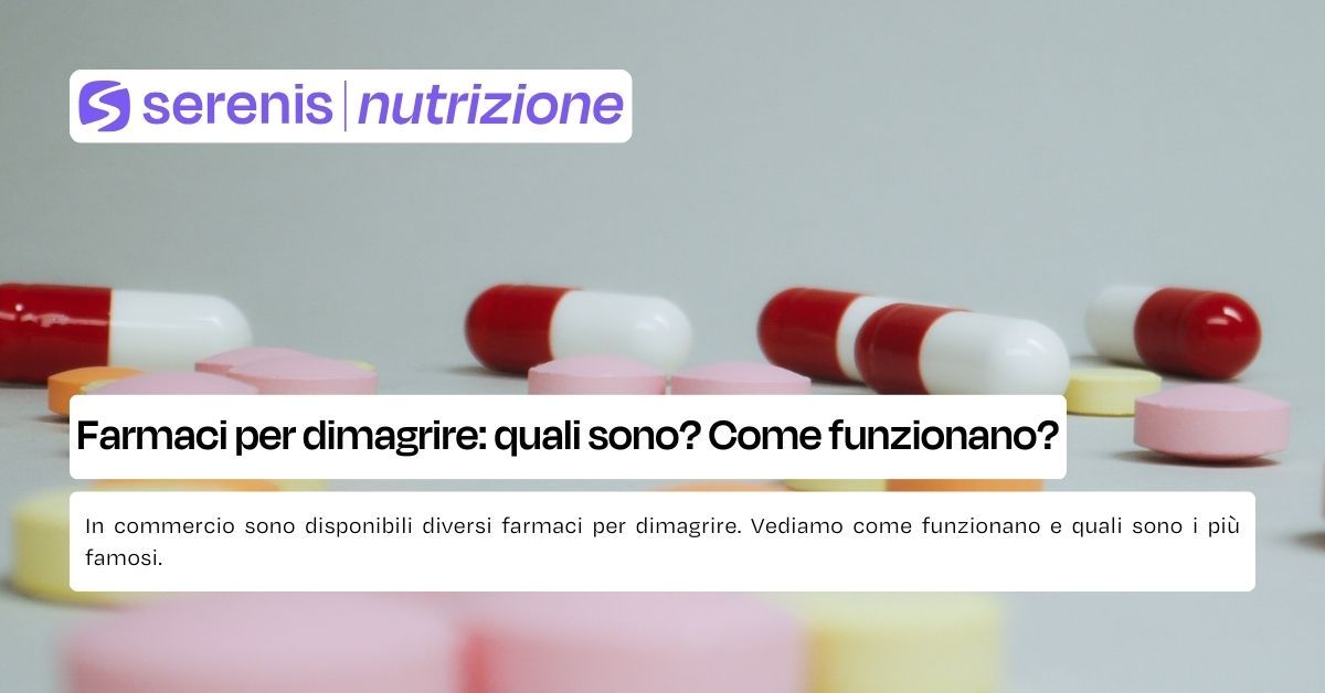 farmaci per dimagrire