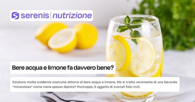 Acqua e limone fa bene?