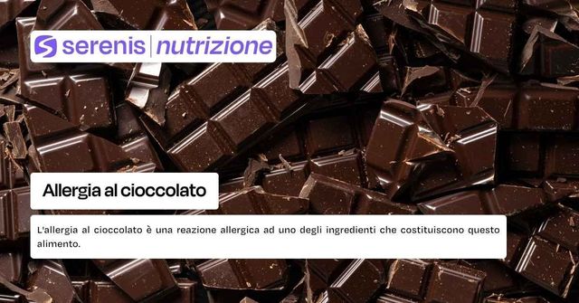 Il cioccolato può causare una reazione allergica?