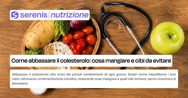 Come abbassare il colesterolo
