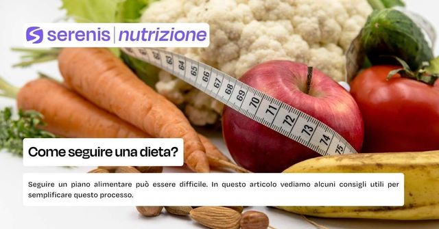 Come seguire una dieta