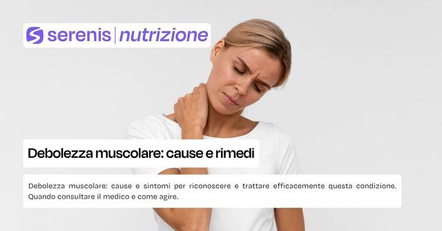 Debolezza muscolare