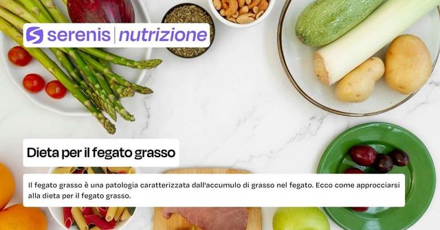 Dieta per il fegato grasso