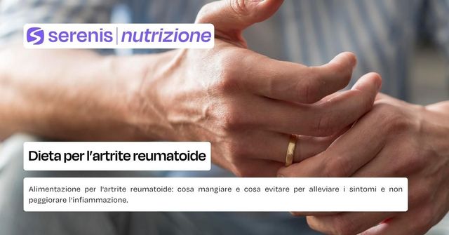 Dieta per l'artrite reumatoide