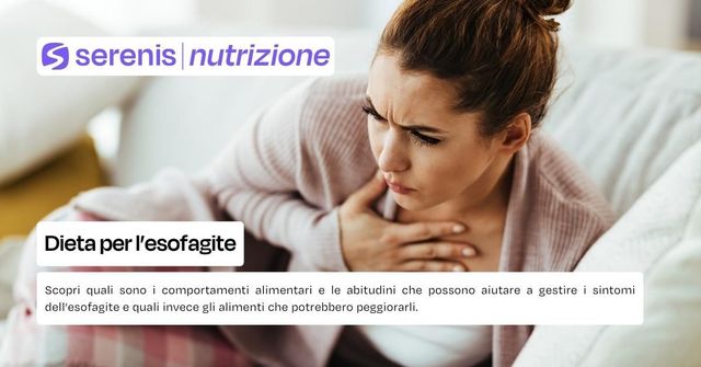 Dieta per l'esofagite
