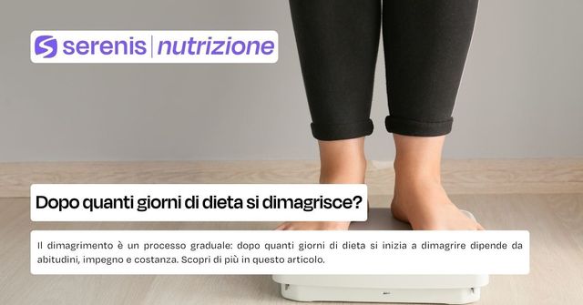 Dopo quanti giorni di dieta si dimagrisce?