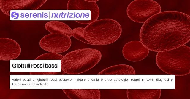 Globuli rossi bassi
