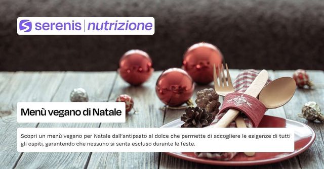 Menù vegano di Natale