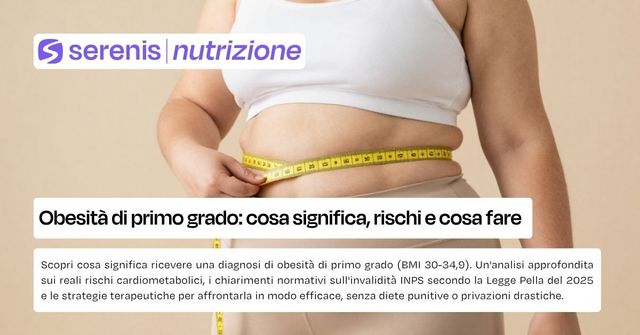 Obesità di primo grado