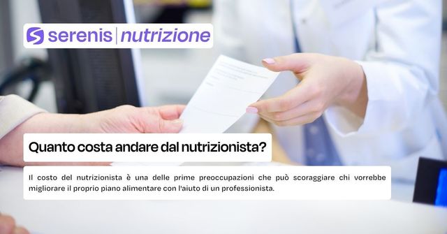 Quanto costa andare dal nutrizionista