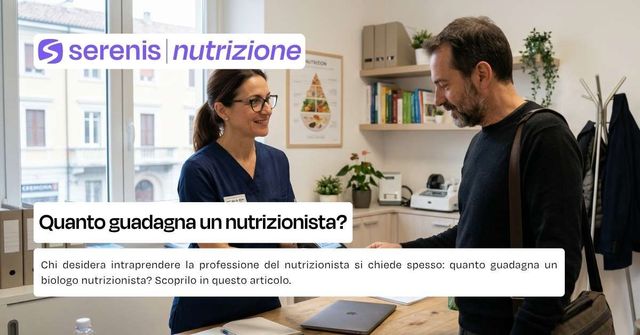 Quanto guadagna un nutrizionista?
