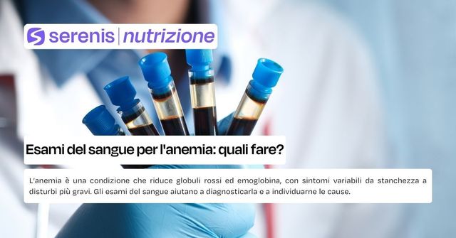 anemia esami sangue