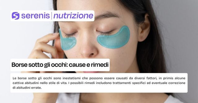 borse sotto gli occhi