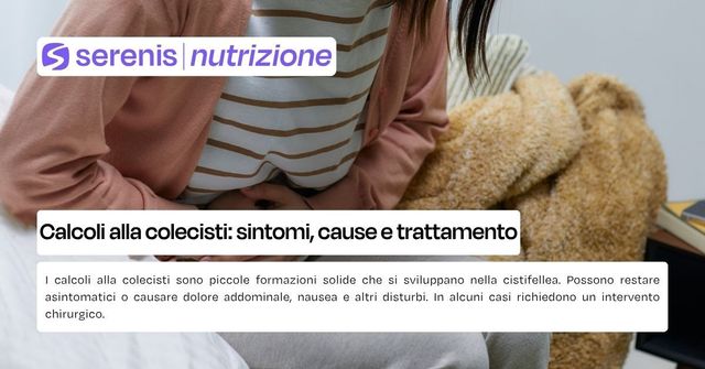 calcoli alla colecisti