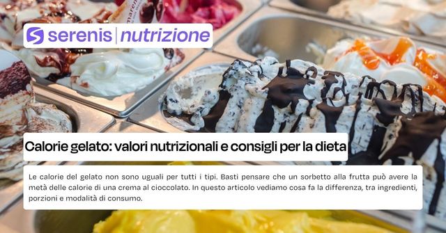 calorie gelato