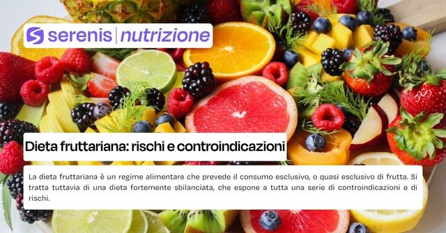 dieta fruttariana