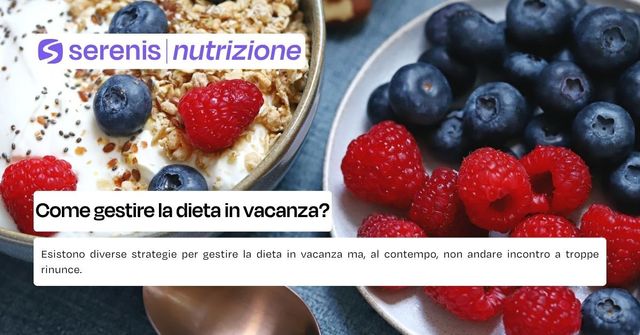dieta in vacanza