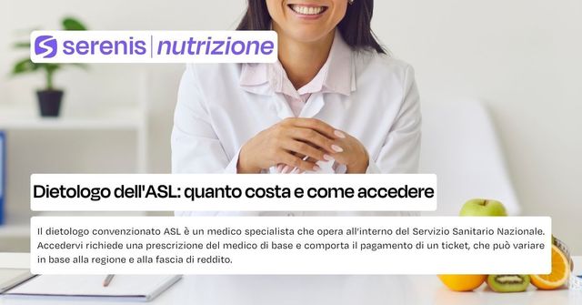 dietologo convenzionato asl