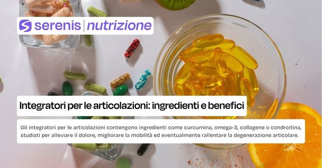 integratori articolazioni