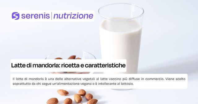 latte di mandorla