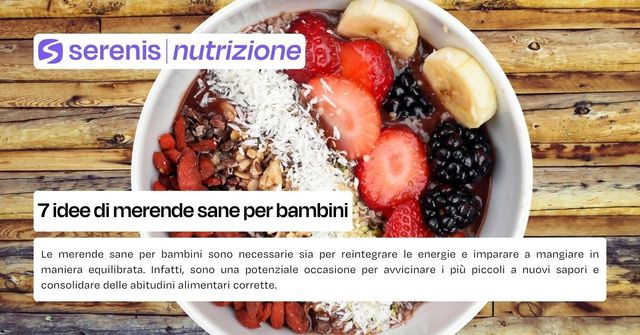 merende sane per bambini