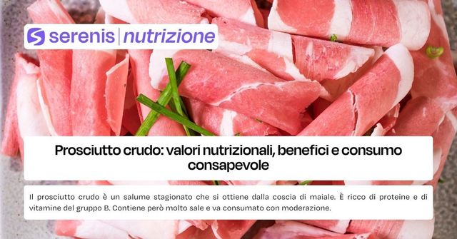 prosciutto crudo