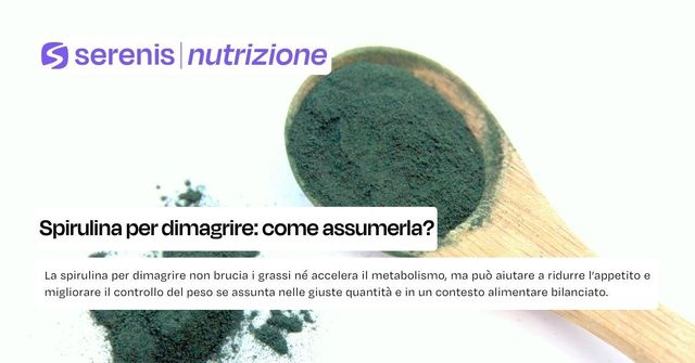 spirulina per dimagrire