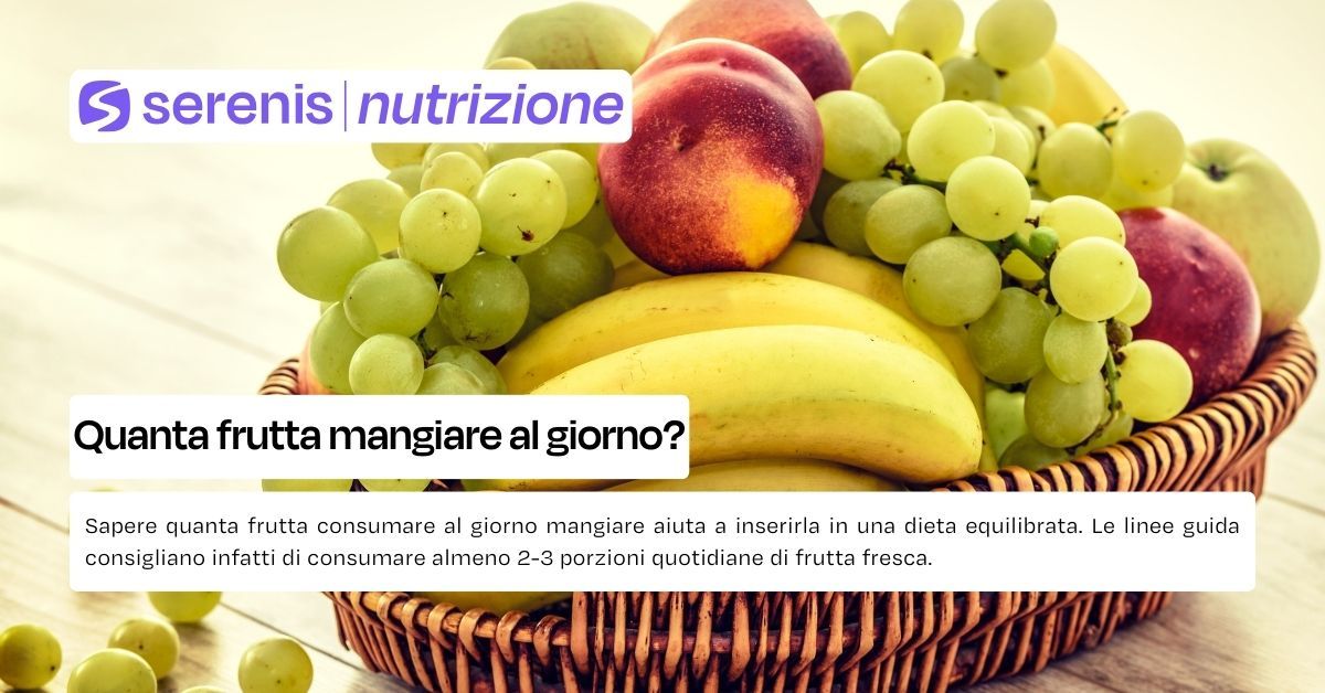 quanta frutta al giorno