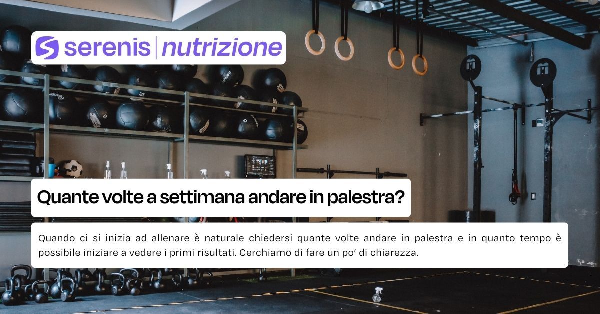 quante volte andare in palestra