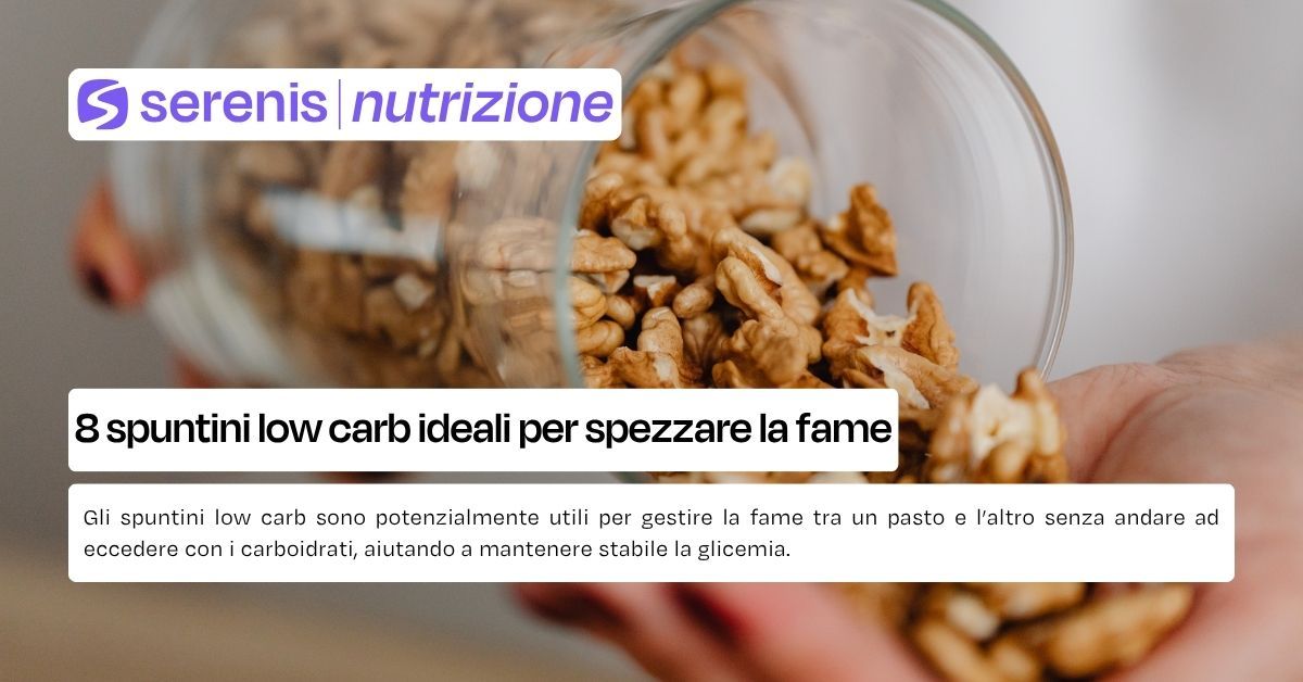spuntini low carb