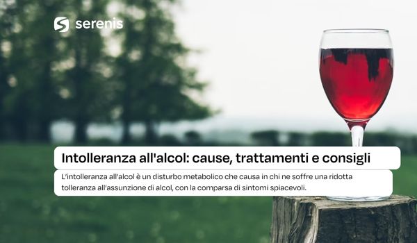 intolleranza all'alcol