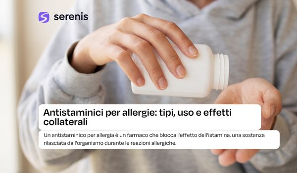 Antistaminico per allergia