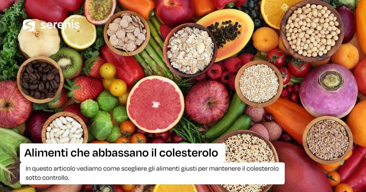 Alimenti che abbassano il colesterolo